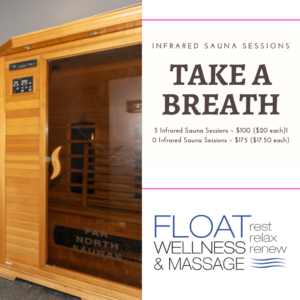 infrared sauna cost- float wellness & massage sherwood park